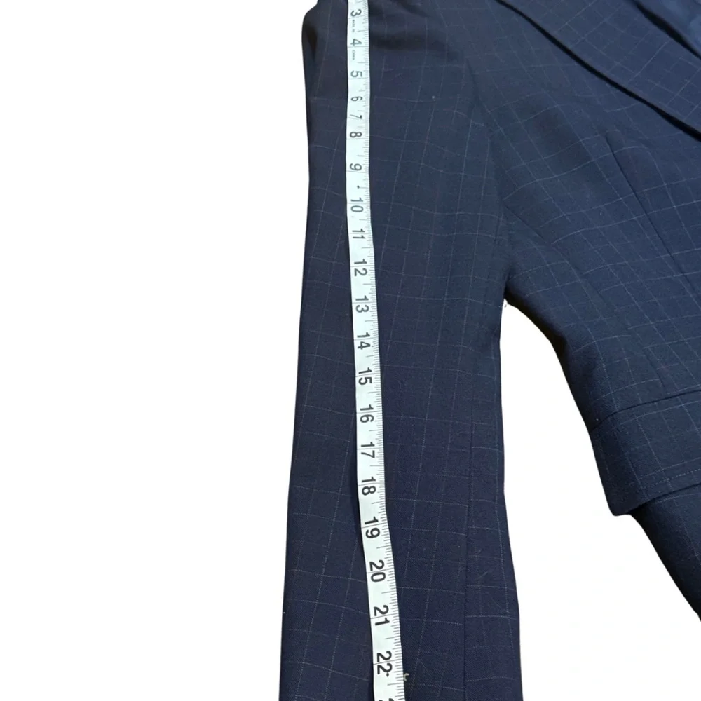 Vintage Jack Nicklaus Golden Bear Blazer 42R Navy Windowpane old‎ money heritage
